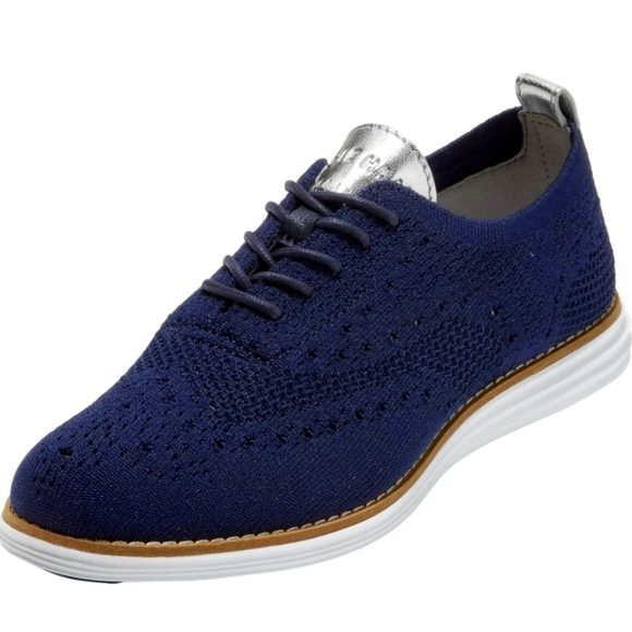 Cole Haan Original Grand Stich Lite Knit Wingtip.Women Size 8 - Picture 1 of 8